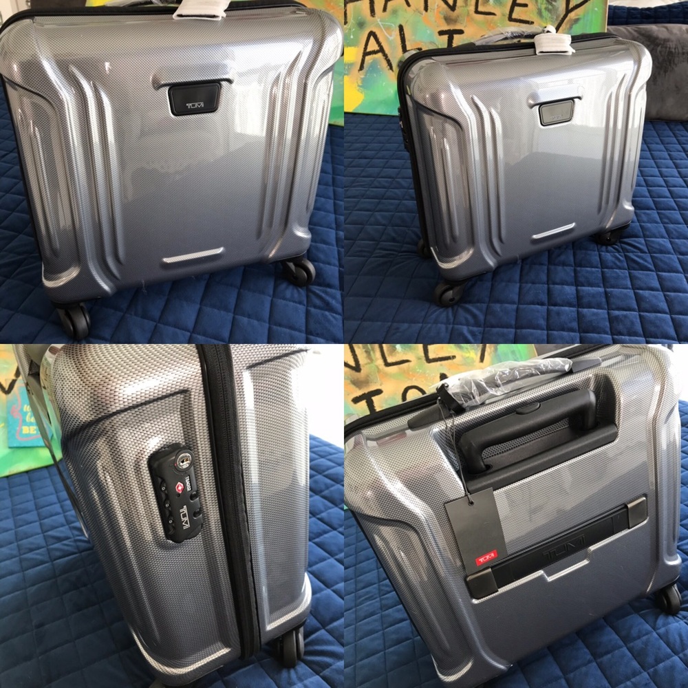 GORGEOUS TUMI COMPACT CARRY ON / HARDCASE (NWT) - Picture 3 of 8